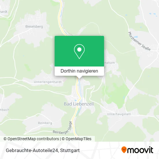 Gebrauchte-Autoteile24 Karte