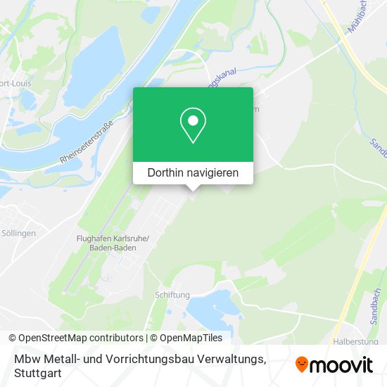 Mbw Metall- und Vorrichtungsbau Verwaltungs Karte