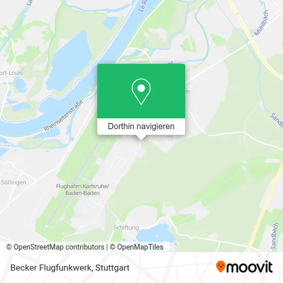 Becker Flugfunkwerk Karte