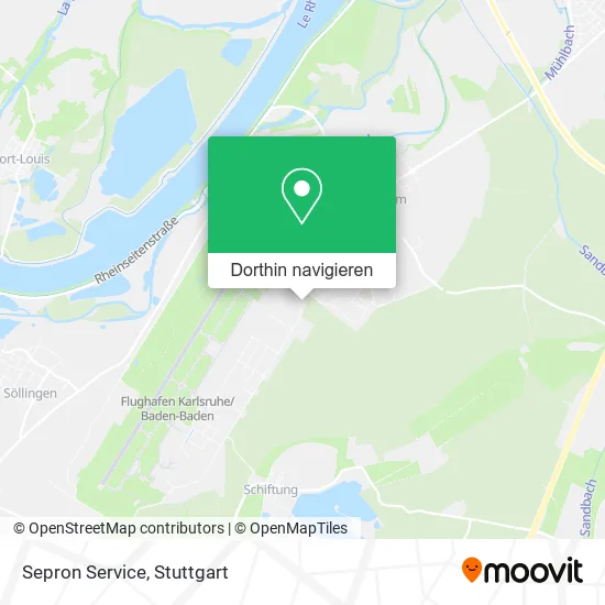 Sepron Service Karte