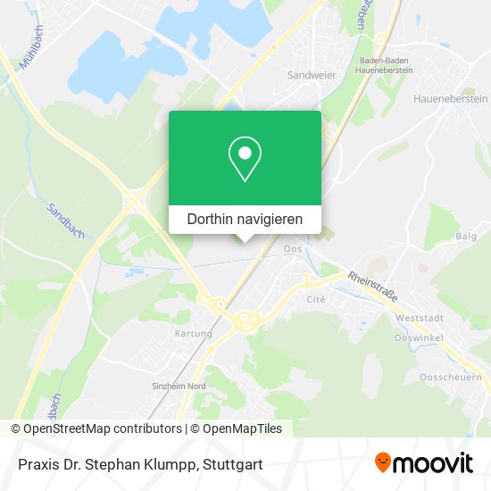 Praxis Dr. Stephan Klumpp Karte