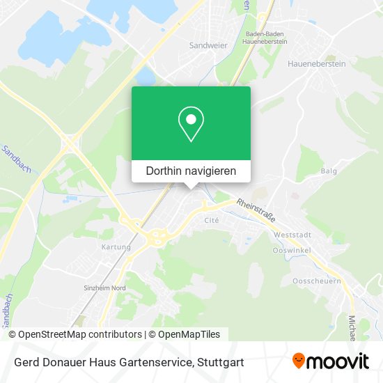 Gerd Donauer Haus Gartenservice Karte