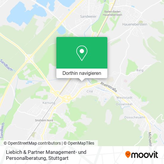 Liebich & Partner Management- und Personalberatung Karte
