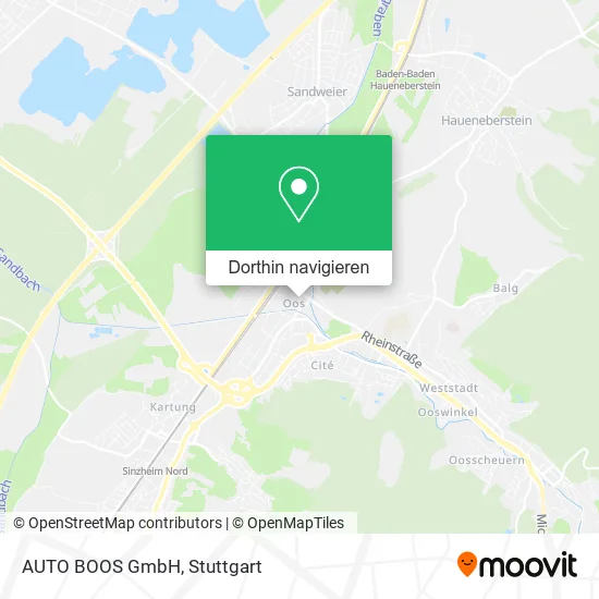AUTO BOOS GmbH Karte