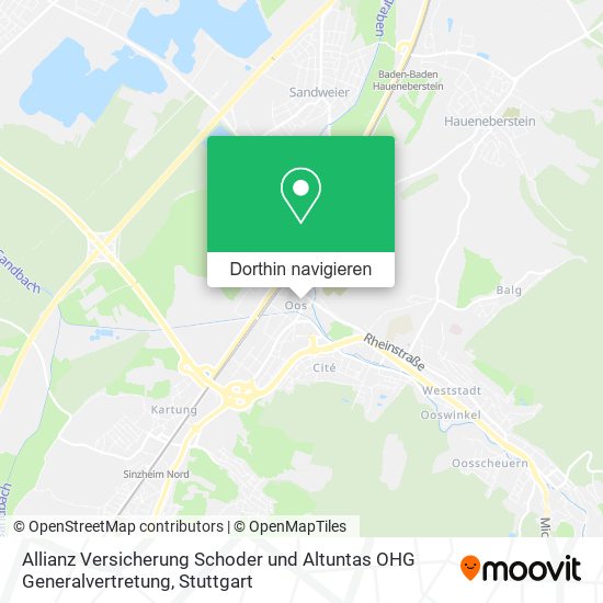 Allianz Versicherung Schoder und Altuntas OHG Generalvertretung Karte