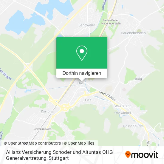 Allianz Versicherung Schoder und Altuntas OHG Generalvertretung Karte