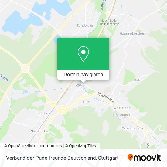 Verband der Pudelfreunde Deutschland Karte