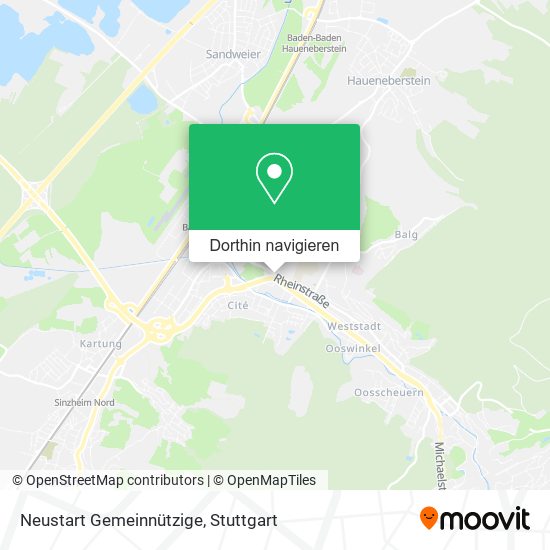 Neustart Gemeinnützige Karte