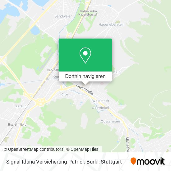 Signal Iduna Versicherung Patrick Burkl Karte