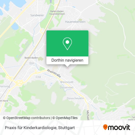 Praxis für Kinderkardiologie Karte