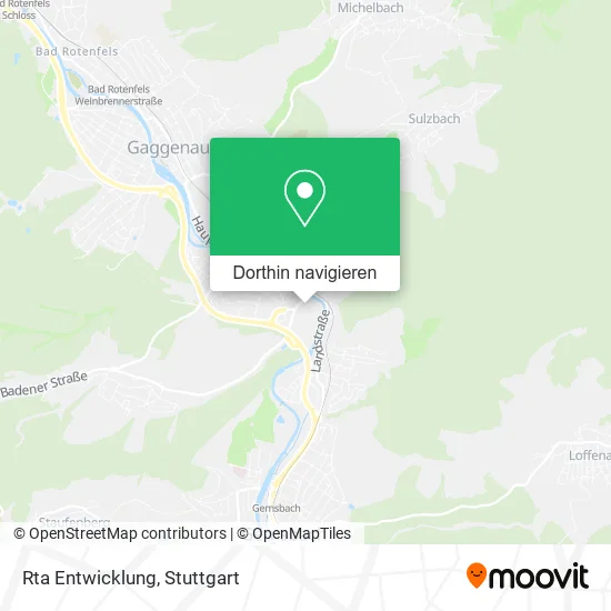 Rta Entwicklung Karte