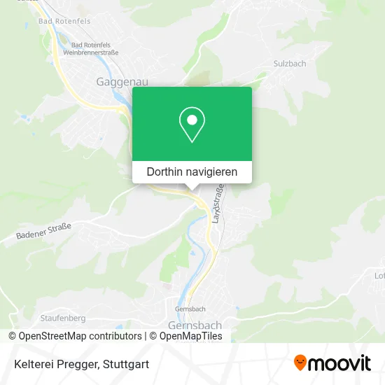 Kelterei Pregger Karte