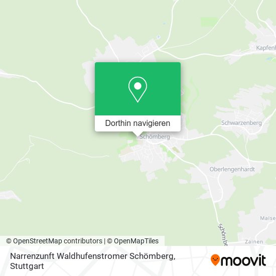Narrenzunft Waldhufenstromer Schömberg Karte