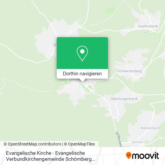 Evangelische Kirche - Evangelische Verbundkirchengemeinde Schömberg Oberlengenhardt Langenbrand Karte