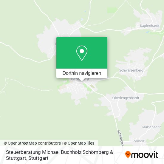 Steuerberatung Michael Buchholz Schömberg & Stuttgart Karte
