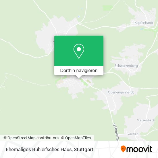 Ehemaliges Bühler'sches Haus Karte