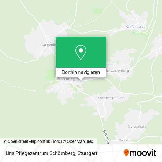 Uns Pflegezentrum Schömberg Karte