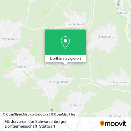 Förderverein der Schwarzenberger Dorfgemeinschaft Karte
