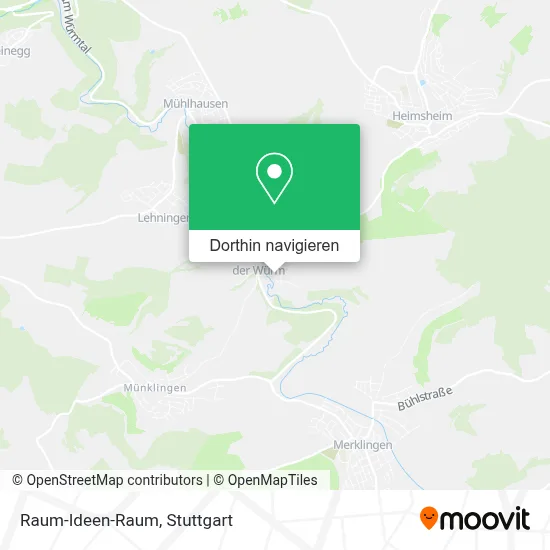 Raum-Ideen-Raum Karte