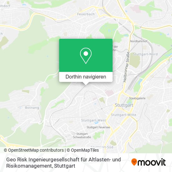 Geo Risk Ingenieurgesellschaft für Altlasten- und Risikomanagement Karte