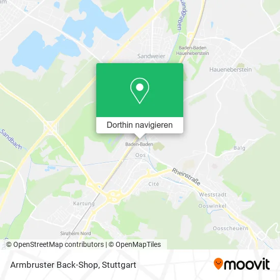 Armbruster Back-Shop Karte