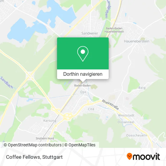 Coffee Fellows Karte