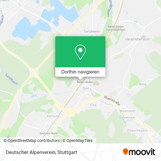 Deutscher Alpenverein Karte