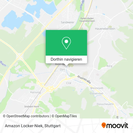 Amazon Locker-Niek Karte