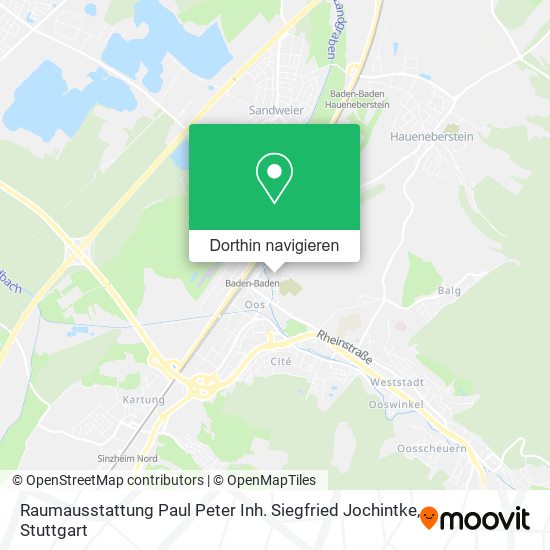 Raumausstattung Paul Peter Inh. Siegfried Jochintke Karte