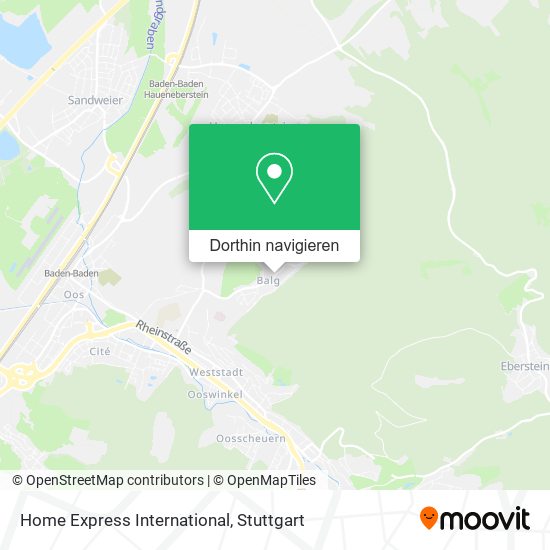 Home Express International Karte