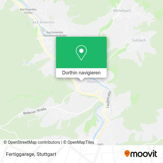 Fertiggarage Karte