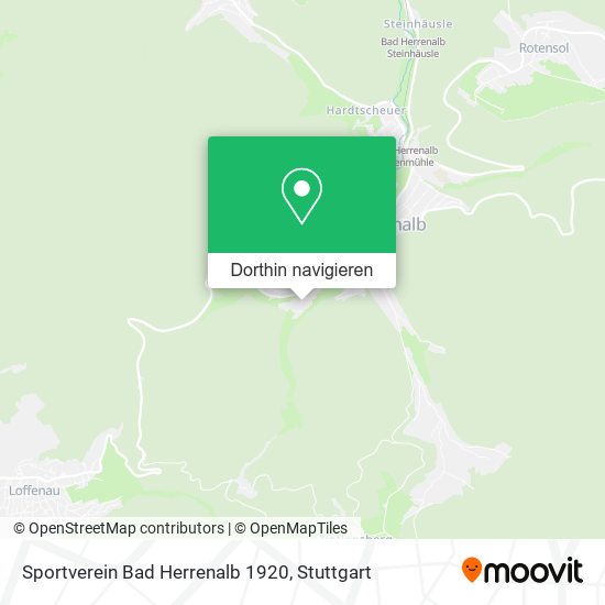 Sportverein Bad Herrenalb 1920 Karte