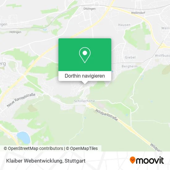 Klaiber Webentwicklung Karte