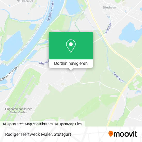 Rüdiger Hertweck Maler Karte