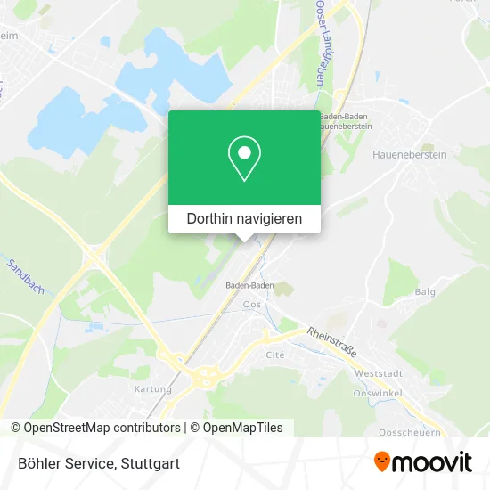 Böhler Service Karte