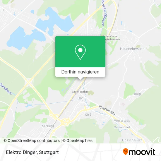 Elektro Dinger Karte