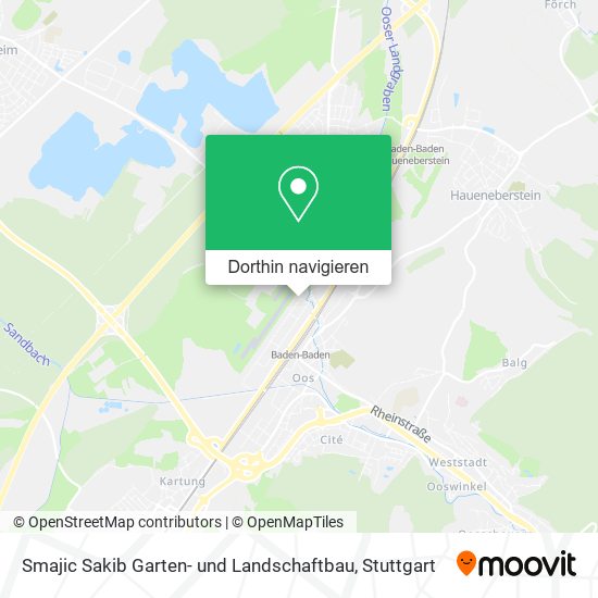 Smajic Sakib Garten- und Landschaftbau Karte