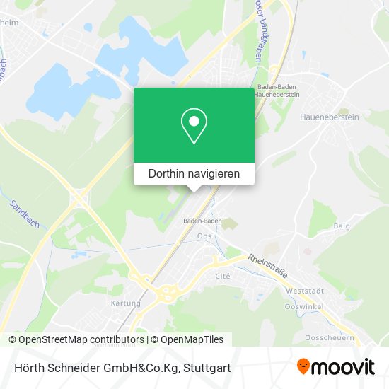 Hörth Schneider GmbH&Co.Kg Karte