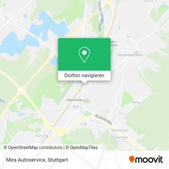 Mira Autoservice Karte