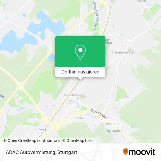 ADAC Autovermietung Karte