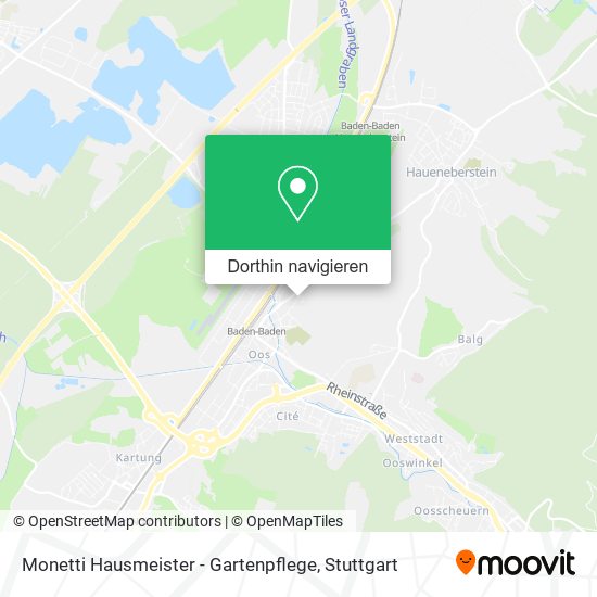 Monetti Hausmeister - Gartenpflege Karte