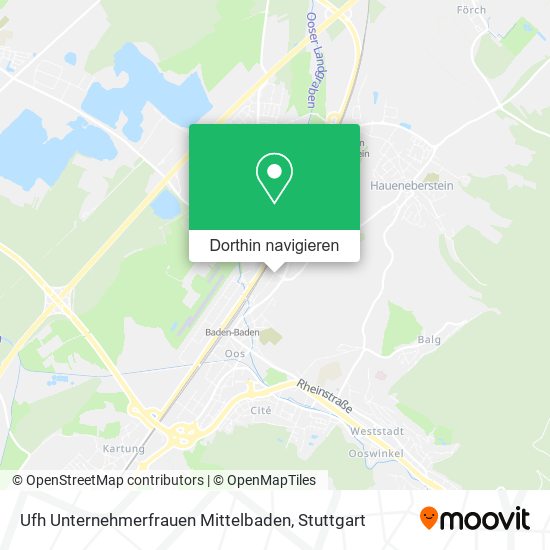 Ufh Unternehmerfrauen Mittelbaden Karte