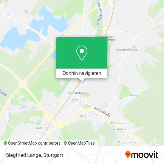 Siegfried Lange Karte