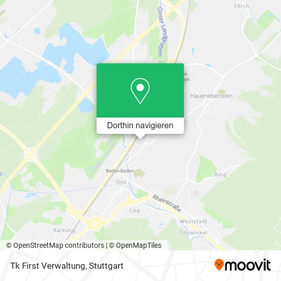 Tk First Verwaltung Karte