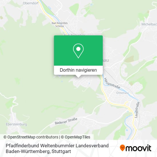 Pfadfinderbund Weltenbummler Landesverband Baden-Württemberg Karte