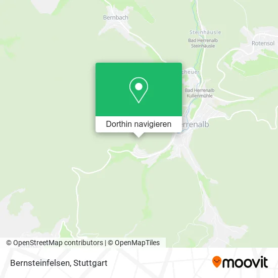Bernsteinfelsen Karte