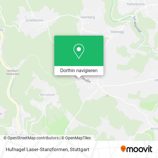 Hufnagel Laser-Stanzformen Karte