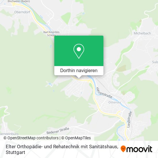Elter Orthopädie- und Rehatechnik mit Sanitätshaus Karte