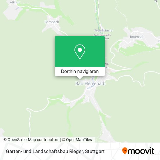 Garten- und Landschaftsbau Rieger Karte