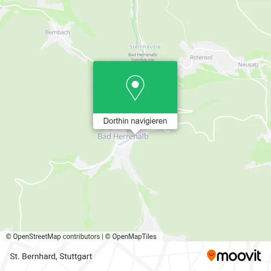 St. Bernhard Karte